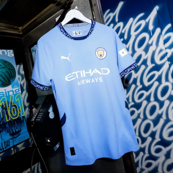 Manchester City Authentic Home 24/25 - Image 4